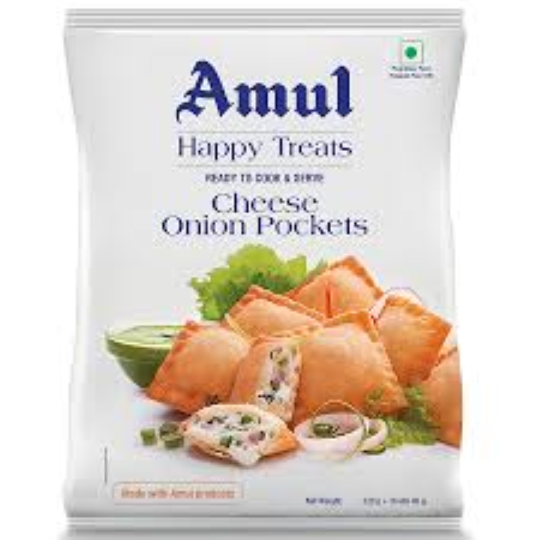AMUL CHEESE ONION POCKET 300G